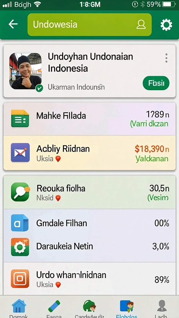 Tantangan seru di setiap level yang menarik.