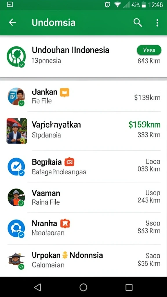Tampilan antarmuka yang intuitif dan menarik.