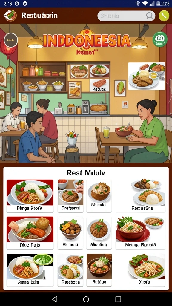 Fitur mode permainan yang beragam dan seru.
