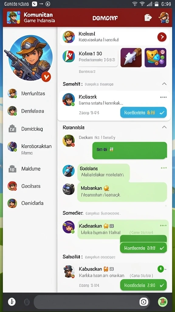 Tampilan antarmuka yang intuitif dan menarik.