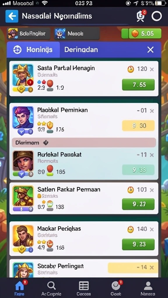 Level menantang yang membuat pemain berpikir strategis.