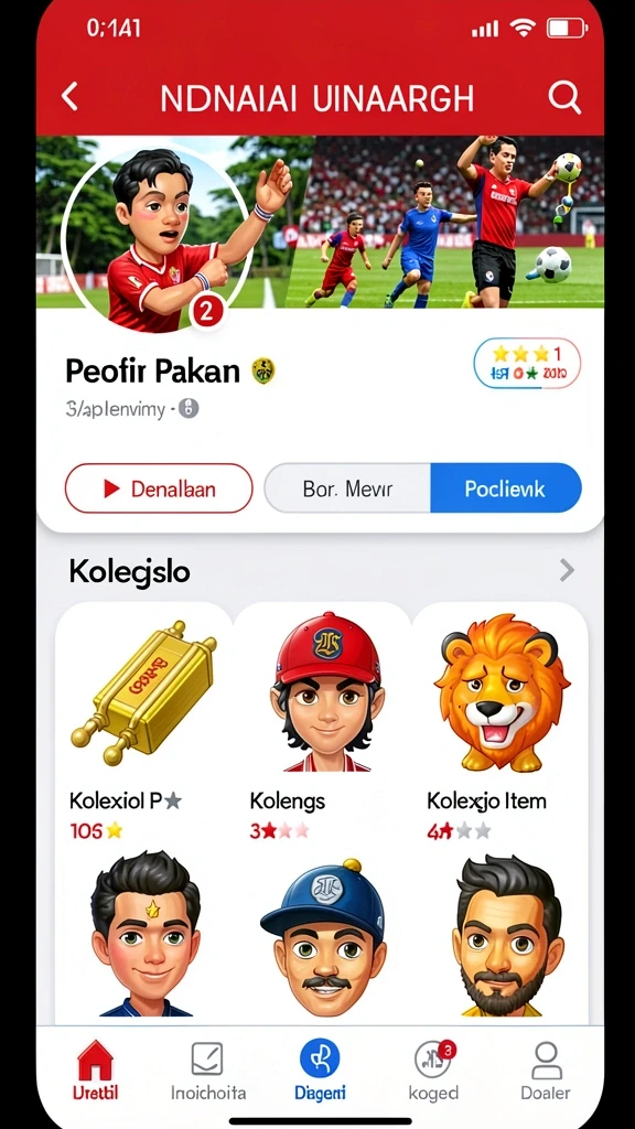Fitur interaksi sosial yang memungkinkan pemain berkomunikasi.