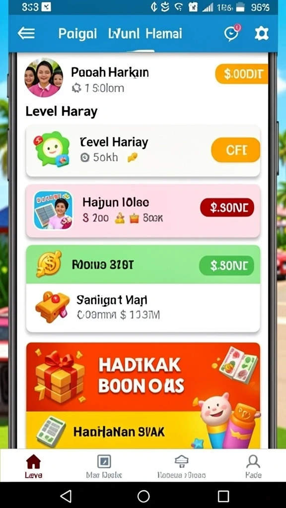 Tampilan antarmuka yang user-friendly dan menarik.