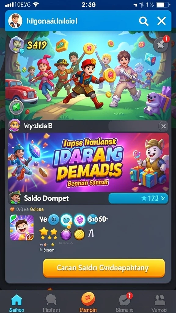 Karakter-karakter unik yang bisa dimainkan.