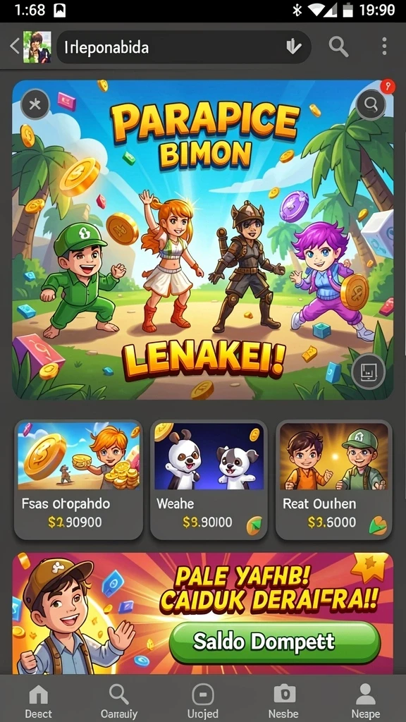 Tampilan antarmuka yang intuitif dan menarik.
