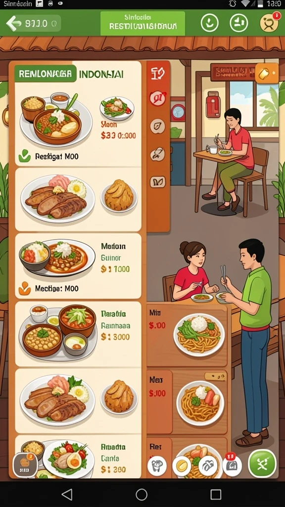 Fitur interaksi sosial dengan chat yang menarik.