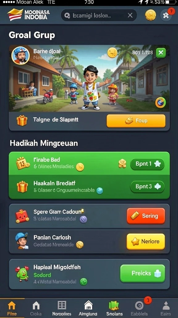 Pengguna dapat memilih angka dengan mudah dalam aplikasi.
