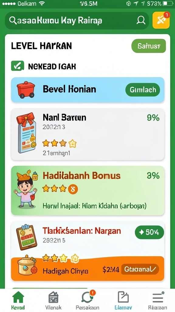 Berbagai mode permainan yang tersedia untuk semua kalangan.