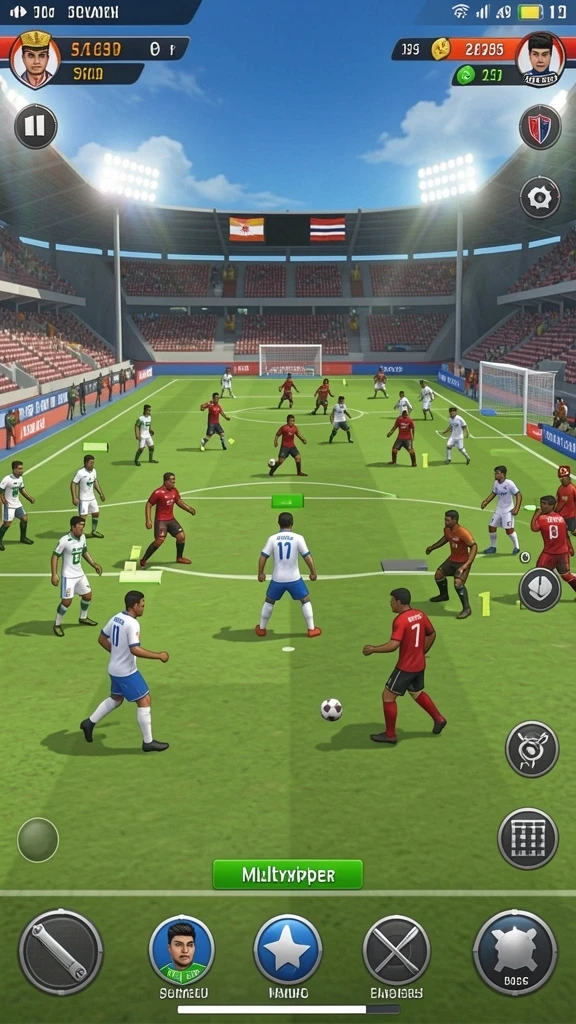 Fitur multiplayer yang memungkinkan pemain berkolaborasi.