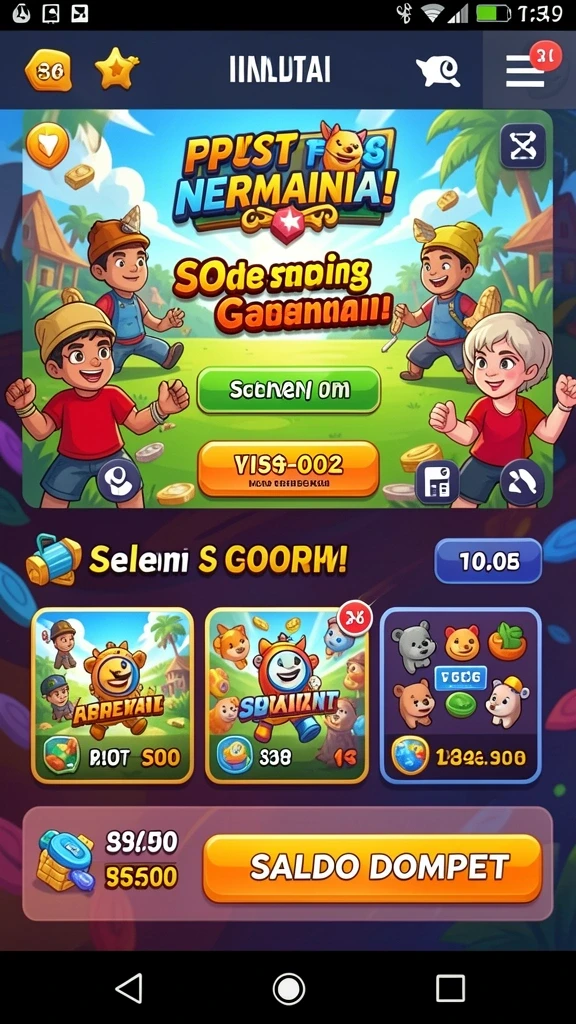 Tampilan utama NIKMAT777 yang menarik dan user-friendly.