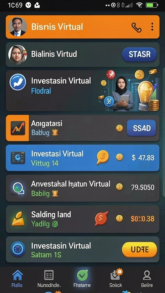 Tampilan antarmuka pengguna yang menarik dan mudah dinavigasi.