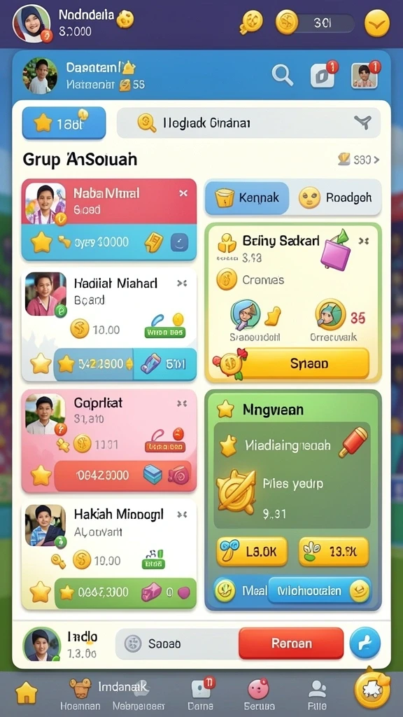 Mode multiplayer untuk bersaing dengan teman.