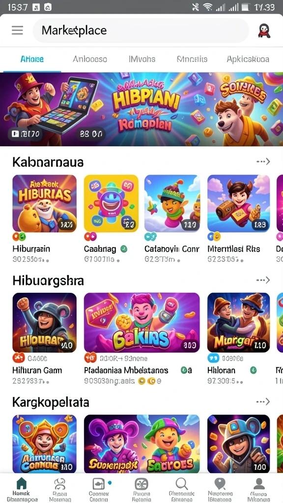 Screenshot menampilkan level baru dengan pemandangan yang indah.