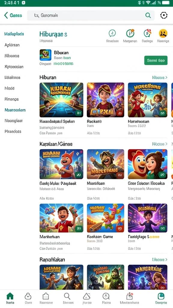 Fitur tantangan harian yang memacu keberuntungan.