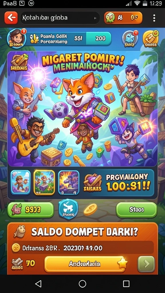 Beragam pilihan permainan untuk semua usia.