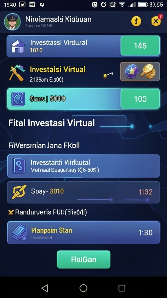 Menampilkan grafis menawan dari dunia fantasi dalam game.