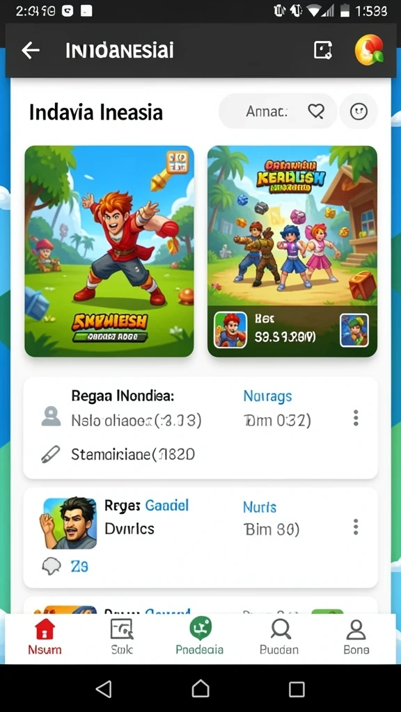 Screenshot saat pemain berkompetisi di arena permainan.