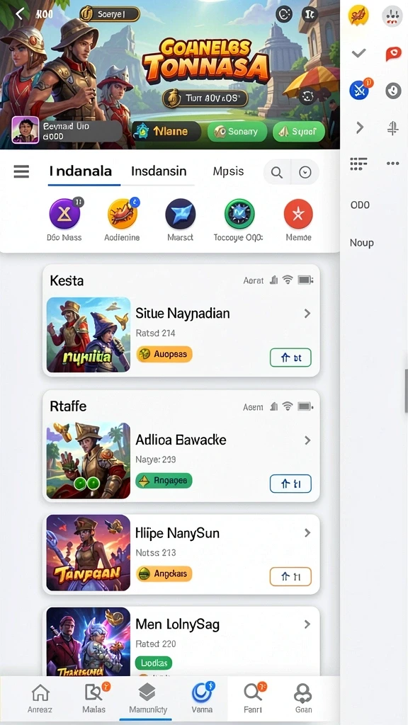 Komunitas aktif dengan berbagai turnamen yang menyenangkan.