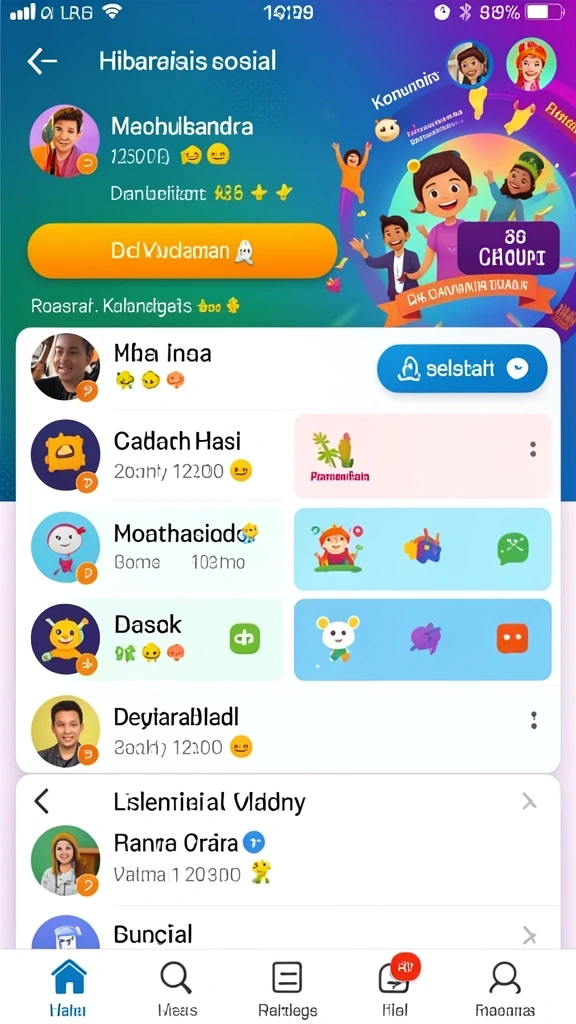 Beragam pilihan permainan yang menghibur dan seru.