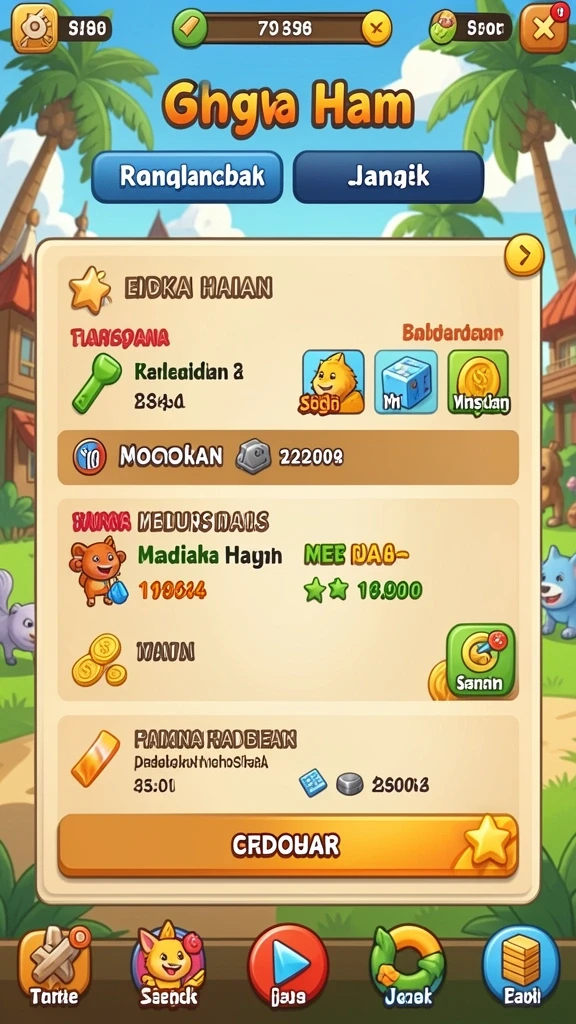 Grafik menarik yang membuat permainan semakin seru.